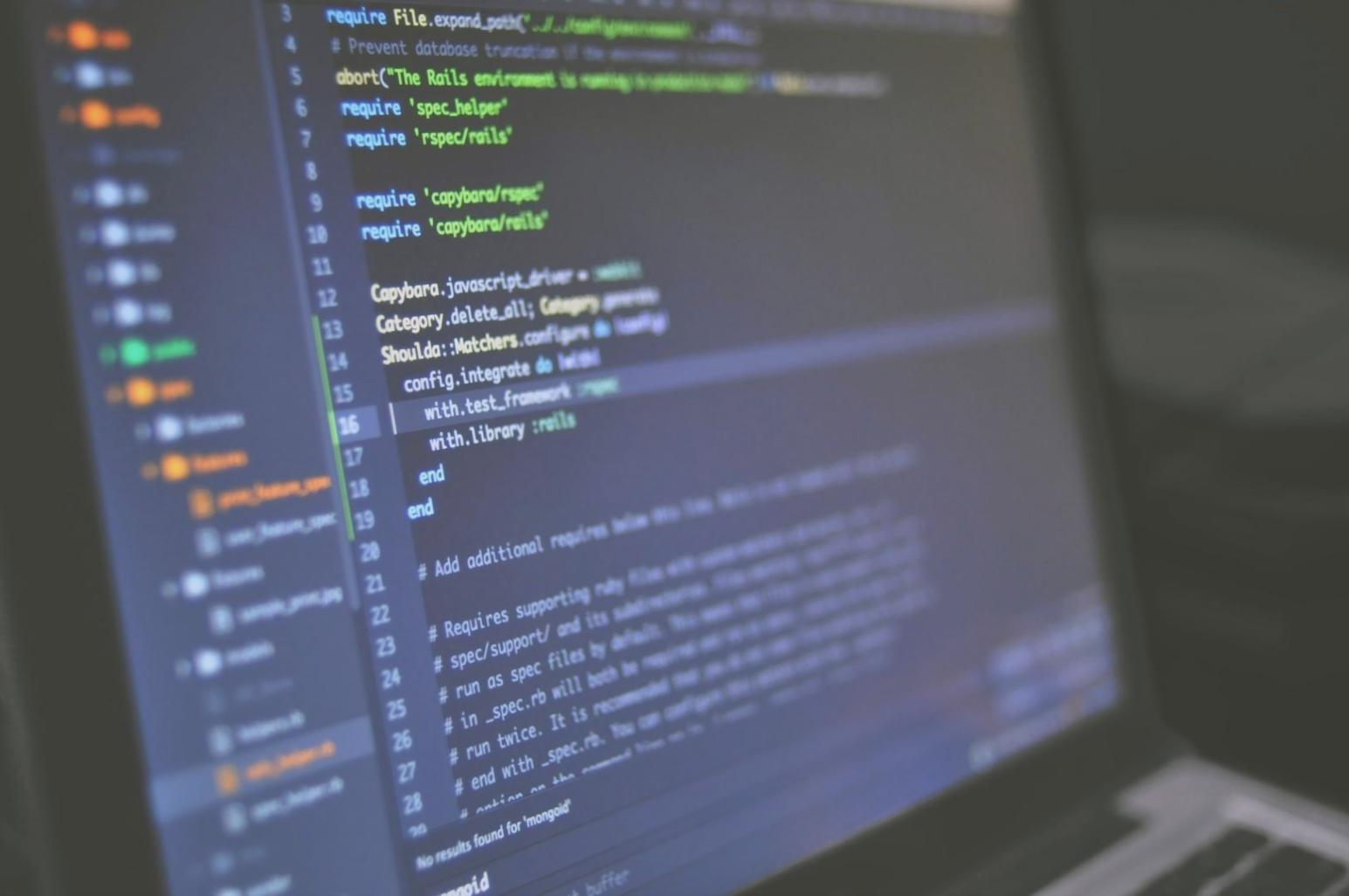 Baggrundsbillede af computer vision arbejdsmiljø